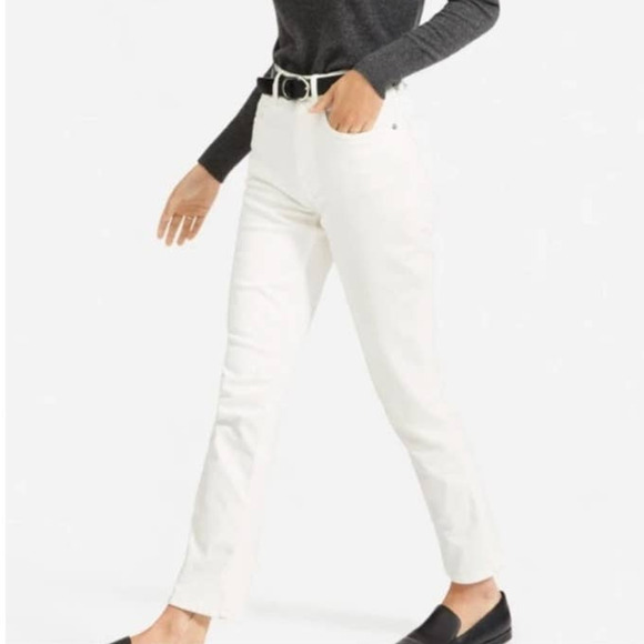 NEW Everlane The Cheeky Straight Jean in Bone Size 29 Ankle - Picture 9 of 9